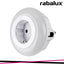 ABEL, INDOOR WHITE PLASTIC NIGHTLIGHT, 0,54W, WITH SHADE: 5L