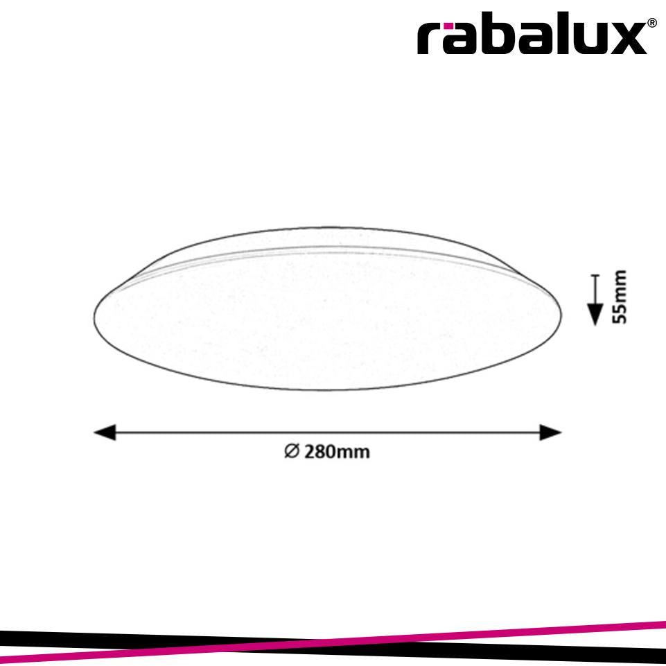 RORIK CEIL 18W 4000K D28CM 1600LM