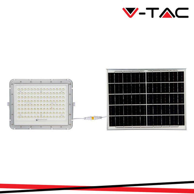 20W LED PROIETTORE SOLARE 6400K BATTERIA SOSTITUIBILE 3M CAVO CORPO BIANCO