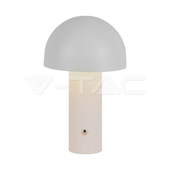 LED LAMPADA DA TAVOLO 1800MAH BATTERIA 150X250 3IN1 CORPO BIANCO