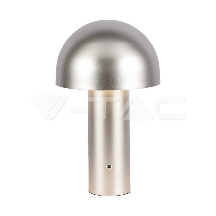 LED LAMPADA DA TAVOLO 1800MAH BATTERIA 150X250 3IN1 CORPO IN ORO CHAMPAGNE