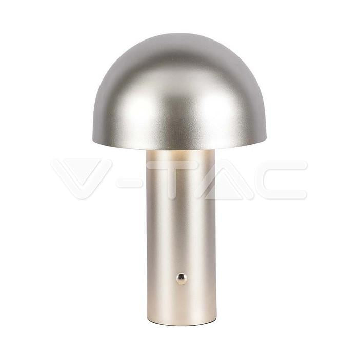 LED LAMPADA DA TAVOLO 1800MAH BATTERIA 150X250 3IN1 CORPO IN ORO CHAMPAGNE
