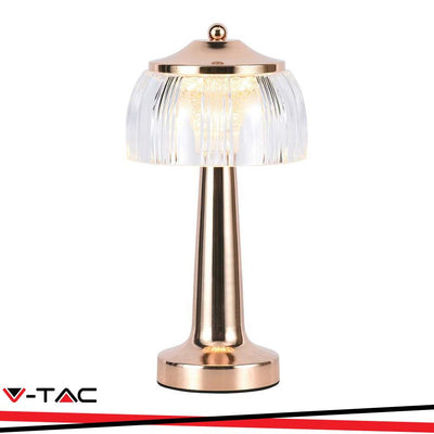 LED LAMPADA LED DA TAVOLO 1800MAH A BATTERIAD:13.5*26.5 COLORE ORO FRANCESE 3IN1