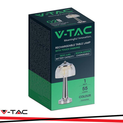 LED LAMPADA LED DA TAVOLO 1800MAH A BATTERIAD:13.5*26.5 COLORE ORO FRANCESE 3IN1