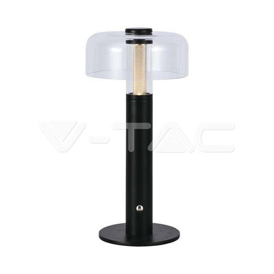 LED LAMPADA DA TAVOLO RICARICABILE 1800MAH  150 X 300 3 IN 1 CORPO NERO