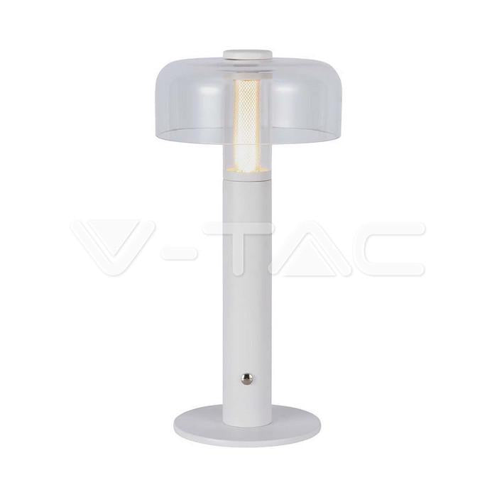 LED LAMPADA DA TAVOLO RICARICABILE 1800MAH  150 X 300 3 IN 1 CORPO BIANCO