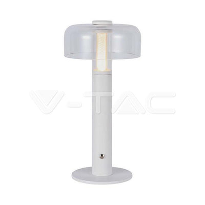 LED LAMPADA DA TAVOLO RICARICABILE 1800MAH  150 X 300 3 IN 1 CORPO BIANCO