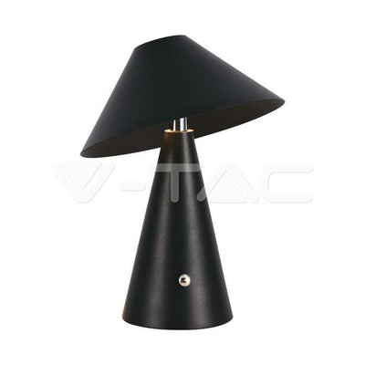 LED LAMPADA DA TAVOLO RICARICABILE 1800MAH  180 X 240 3 IN 1 CORPO NERO
