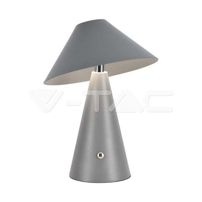 LED LAMPADA DA TAVOLO RICARICABILE 1800MAH  180 X 240 3 IN 1 CORPO GRIGIO