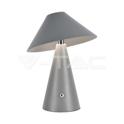 LED LAMPADA DA TAVOLO RICARICABILE 1800MAH  180 X 240 3 IN 1 CORPO GRIGIO