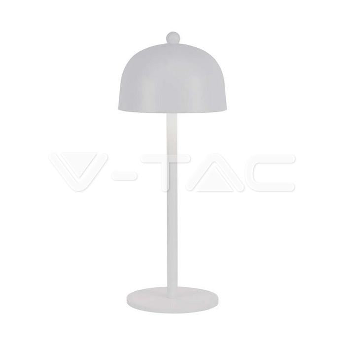 LED LAMPADA DA TAVOLO 1800MAH BATTERIA 115X300 3IN1 CORPO BIANCO