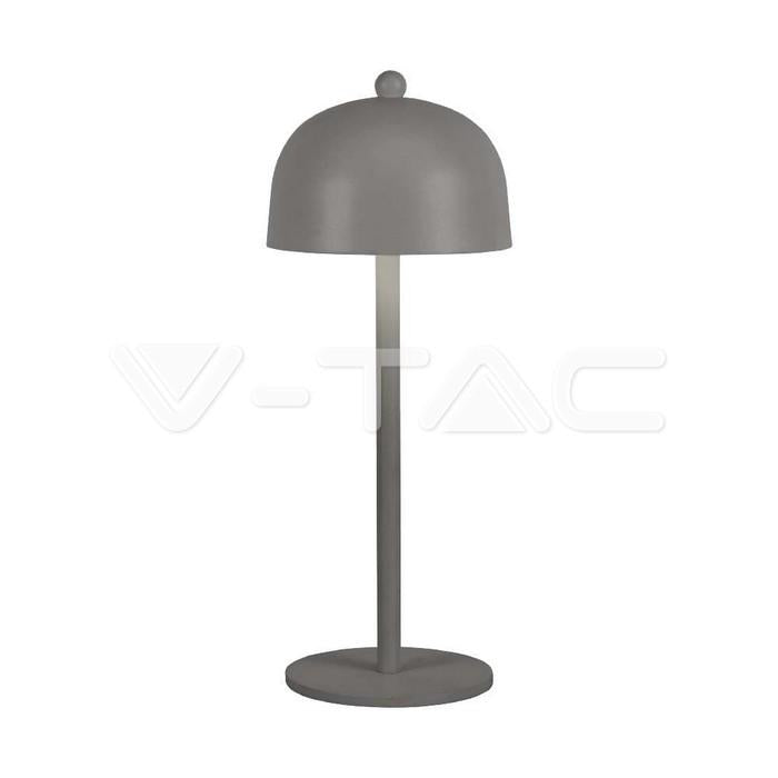 LED LAMPADA DA TAVOLO 1800MAH BATTERIA 115X300 3IN1 GREY BODY