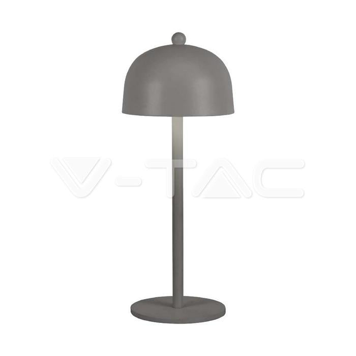 LED LAMPADA DA TAVOLO 1800MAH BATTERIA 115X300 3IN1 GREY BODY