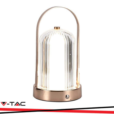 LED LAMPADA LED DA TAVOLO 1800MAH A BATTERIA D:120*190 COLORE BRONZO ANTICO 3IN1