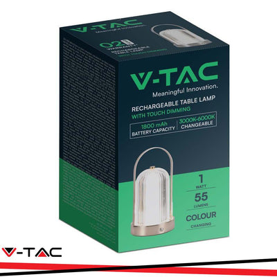 LED LAMPADA LED DA TAVOLO 1800MAH A BATTERIA D:120*190 COLORE BRONZO ANTICO 3IN1
