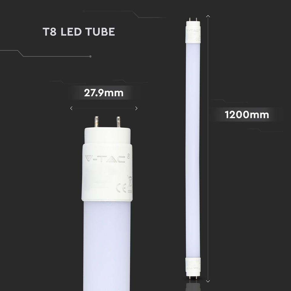 LED TUBO T8 18W 120 CM NANO PLASTICA NON ROTATION 3000K
