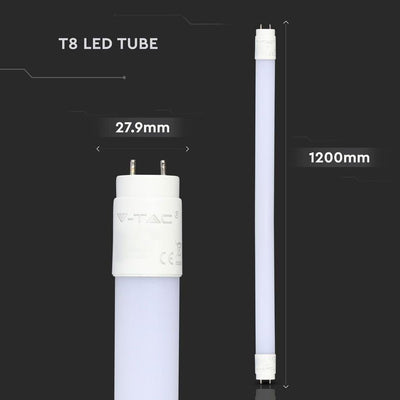 LED TUBO T8 18W 120 CM NANO PLASTICA NON ROTATION 3000K
