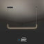 12W LED LAMPADARIO DI DESIGN A SOSPENSINE NERO 4000K