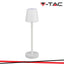 3W LED LAMPADA DA TAVOLO RICARICABILE TOUCH DIMMERABILE CORPO BIANCO 3000K