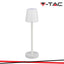 3W LED LAMPADA DA TAVOLO RICARICABILE TOUCH DIMMERABILE CORPO BIANCO 4000K