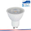 LED FARETTO SAMSUNG CHIP GU10 6W   RIPPLE PLASTICA110  D 4000K