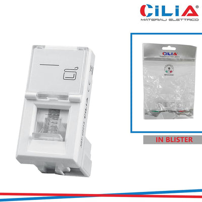 CONNETTORE RJ45 UTP 5E MTX BIANCO CILIA