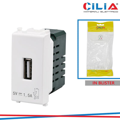 CARICATORE USB VMR PLN BIANCO  CILIA