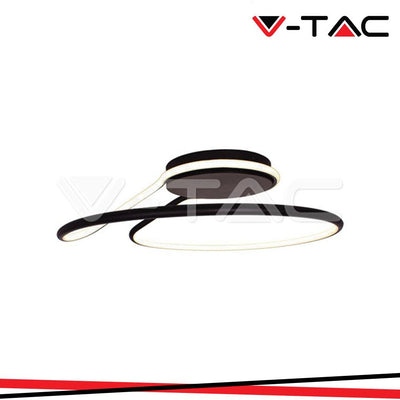 54W LED LUCE DI DESIGN TRIAC DIMMERABILE NERA ROTONDA 4000K