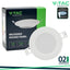 3W LED BACKLIT MINI PANNELLO ROTONDO 4000K