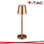 3W LED LAMPADA DA TAVOLO RICARICABILE TOUCH DIMMERABILE CORPO D ORO 4000K