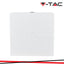 4W LED LAMPADA LED DA MURO CORPO BIANCOQUADRATA 3000K IP65