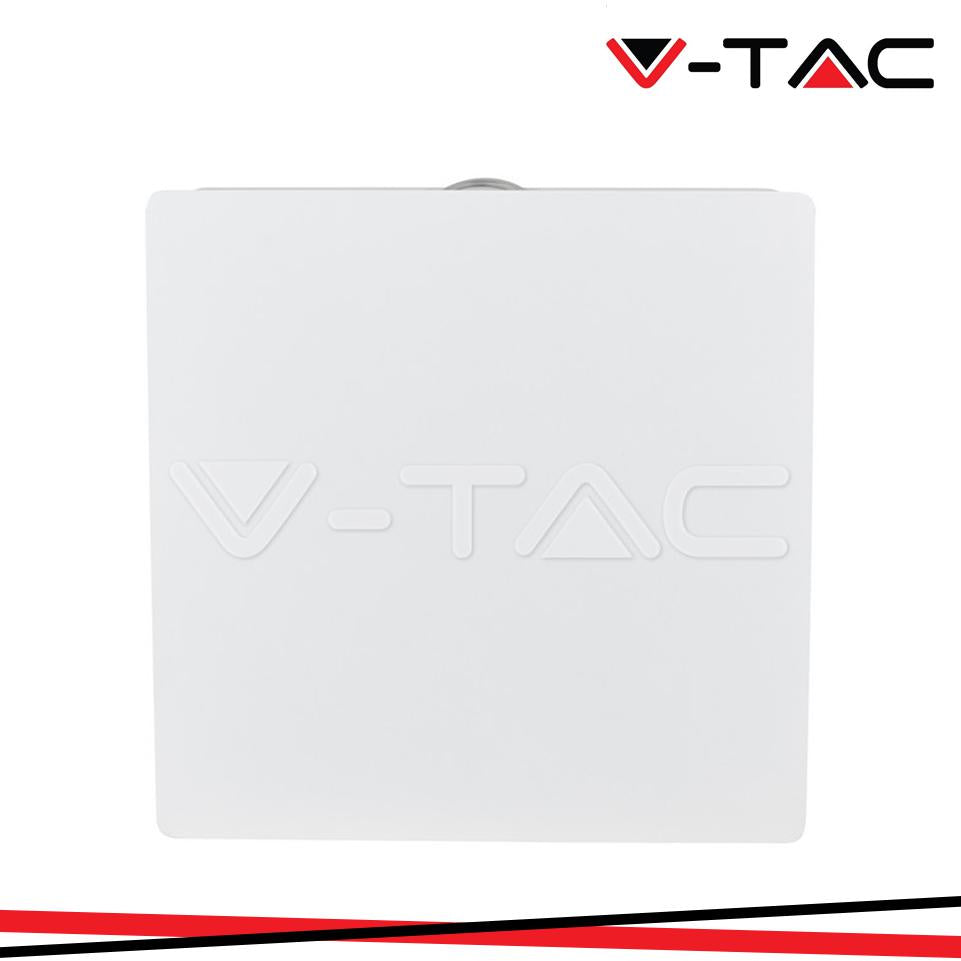 4W LED LAMPADA LED DA MURO CORPO BIANCOQUADRATA 3000K IP65
