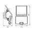 LAMPADA SOLARE LED FL SOLNAR SLR 8W NW-B - KANLUX