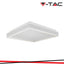 18W LED PLAFONIERA DI DESIGN QUADRATA BIANCA 4000K DIMMERABILE