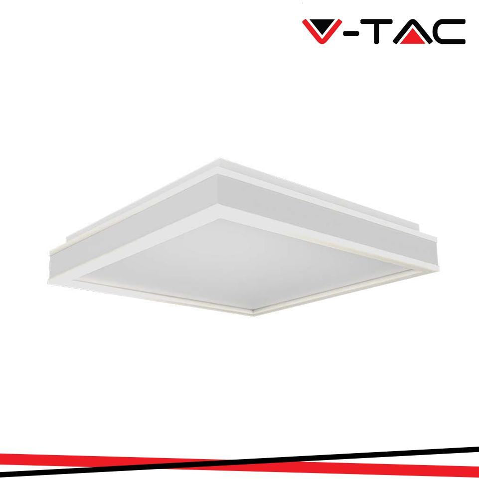 18W LED PLAFONIERA DI DESIGN QUADRATA BIANCA 4000K DIMMERABILE