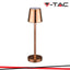 3W LED LAMPADA DA TAVOLO RICARICABILE TOUCH DIMMERABILE CORPO ORO 3000K