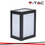 12W LAMPADA LED DA MURO IP65 CORPO NERO 3000K