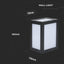 12W LAMPADA LED DA MURO IP65 CORPO NERO 3000K