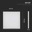 36W LED PANNELLO 600X600 MM 2 IN 1 6400K 6PZ/SET