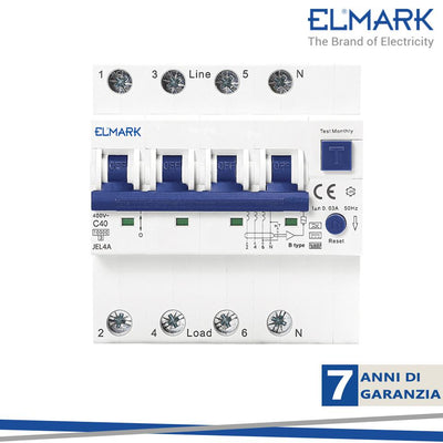 INT.DIFF JEL4A 6KA 4P 25A/300MA
