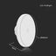 12W LAMPADA LED DA MURO BIANCA DIMMERABILE 3IN1