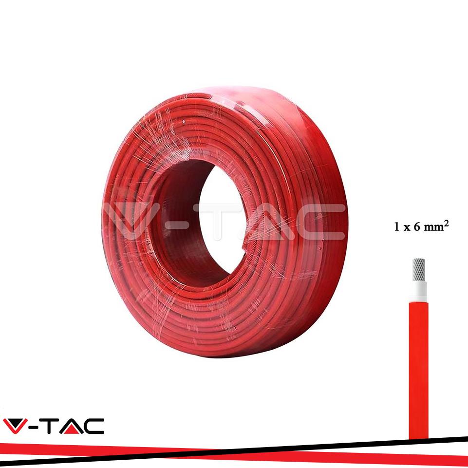 SOLAR CABLE 6 SQ.MM RED BOBINE DA 50MT