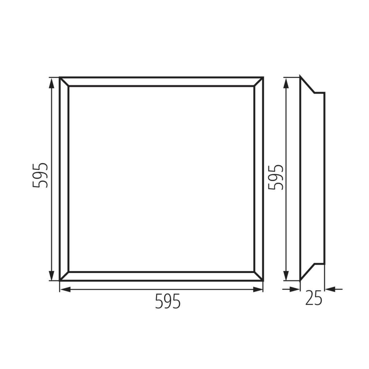 PANNELLO LED DA INCASSO BLINGO IPRN38W 6060NW - KANLUX