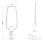 LAMPIONE STRADALE 200W 6500K IP65 22000