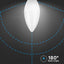 LED LAMPADINA SAMSUNG CHIP 3.7W E14 G45 PLASTICA 3000K