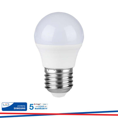 LED LAMPADINA SAMSUNG CHIP 3.7W E27 G45 PLASTICA 4000K