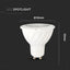 LED LAMPADA SAMSUNG CHIP - GU10 6W PLASTICA SMD WITH LENS 3000K