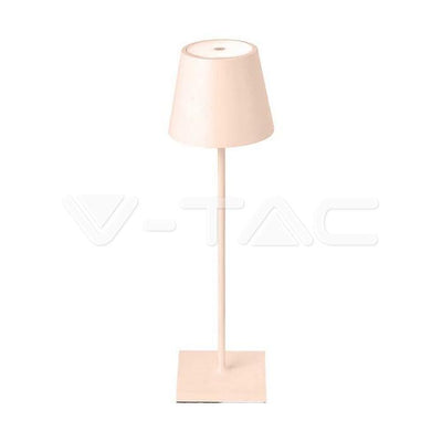 3W LAMPADA LED DA TAVOLO  IN ALLUMINIO RICARICABILE CON TOUCH DIMMERABILE COLORE ORO 3000K