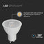 LED LAMPADINA SAMSUNG CHIP GU10 6W  RIPPLE PLASTICA 110  D 6400K