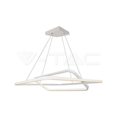 50W LED LAMPADA A SOSPENSIONE IN METALLO DI DESIGN 600 X 600 X 1200MM BIANCA 3000K DIMMERABILE